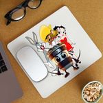 PC, gaming si accesorii - Periferice PC - Mousepad - Mousepad Speedy Gonzales Capucino Asasino Bugs Bunny Betty Boop, CoolTrend, 21x19cm - Infinity.ro