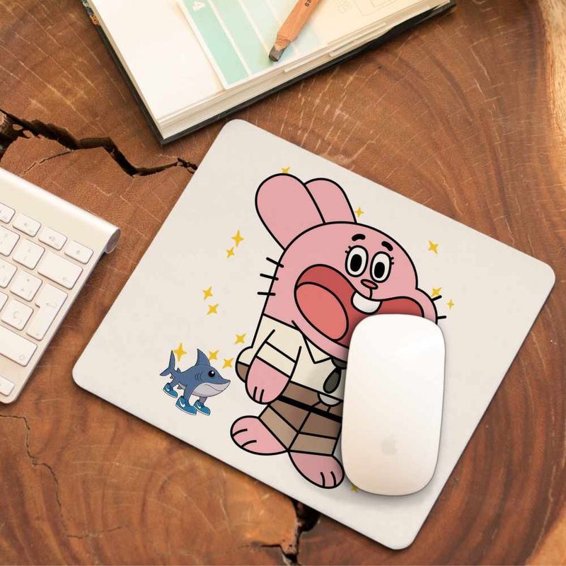 PC, gaming si accesorii - Periferice PC - Mousepad - Mousepad Gumball Richard Tata CoolTrend, 21x19cm - Infinity.ro
