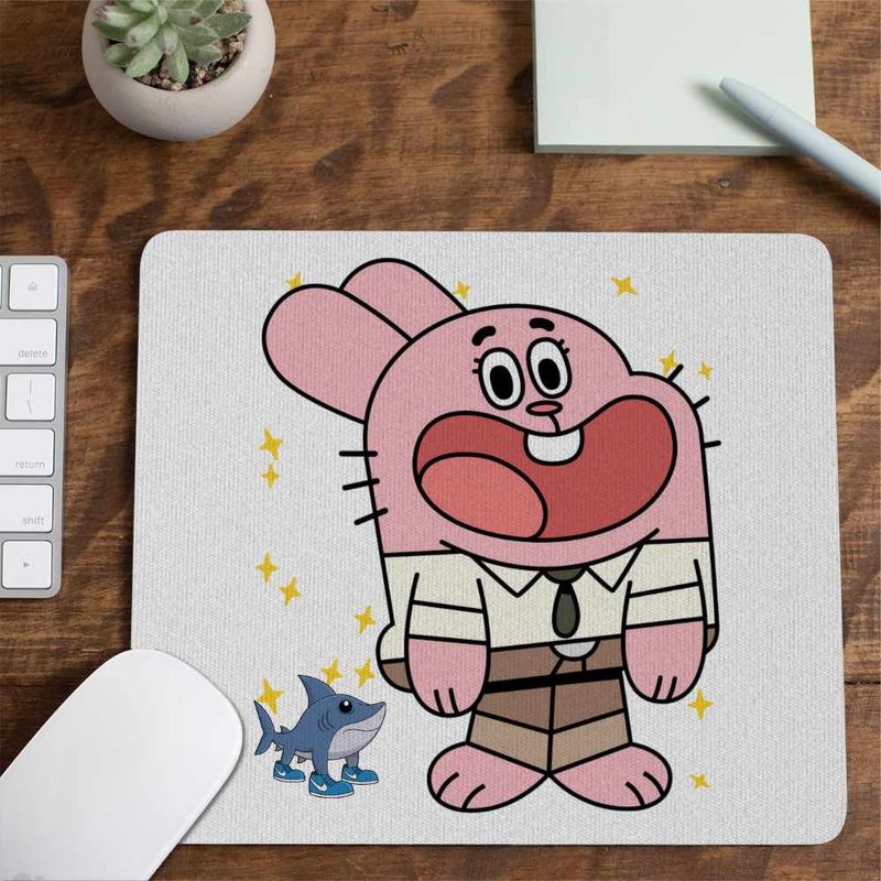 PC, gaming si accesorii - Periferice PC - Mousepad - Mousepad Gumball Richard Tata CoolTrend, 21x19cm - Infinity.ro