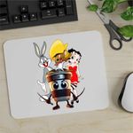 PC, gaming si accesorii - Periferice PC - Mousepad - Mousepad Speedy Gonzales Capucino Asasino Bugs Bunny Betty Boop, CoolTrend, 21x19cm - Infinity.ro