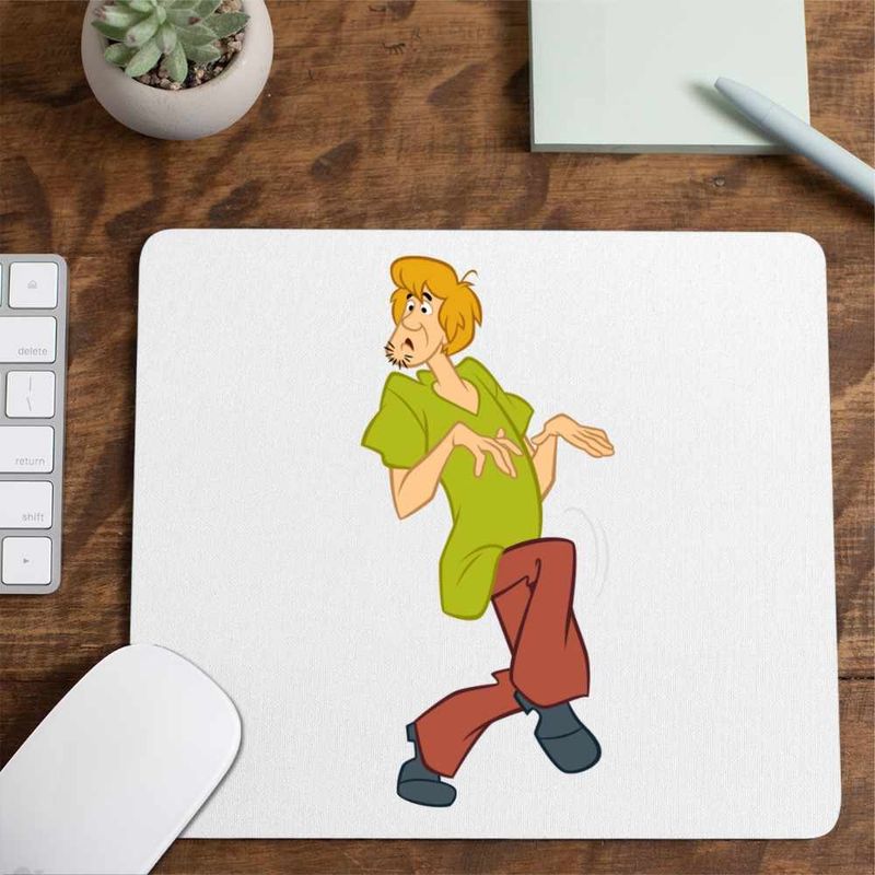 PC, gaming si accesorii - Periferice PC - Mousepad - Mousepad Scooby Doo Shaggy Rogers, CoolTrend, 21x19cm - Infinity.ro