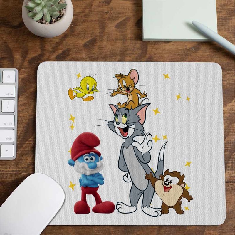 PC, gaming si accesorii - Periferice PC - Mousepad - Mousepad Tom si Jerry Prietenie CoolTrend, 21x19cm - Infinity.ro