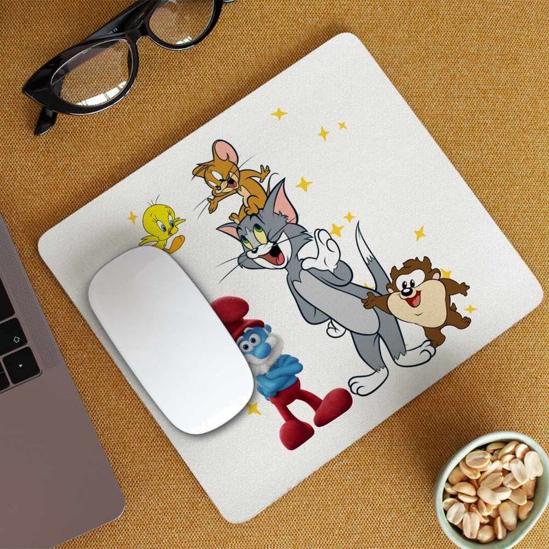 PC, gaming si accesorii - Periferice PC - Mousepad - Mousepad Tom si Jerry Prietenie CoolTrend, 21x19cm - Infinity.ro