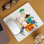 PC, gaming si accesorii - Periferice PC - Mousepad - Mousepad Phineas Ferb Perry Pineas Fineas CoolTrend, 21x19cm - Infinity.ro