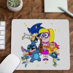 PC, gaming si accesorii - Periferice PC - Mousepad - Mousepad Hamster Gretel Sonic Stitch CoolTrend, 21x19cm - Infinity.ro