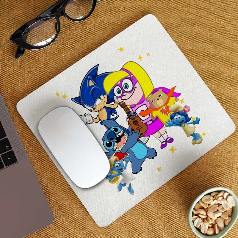 PC, gaming si accesorii - Periferice PC - Mousepad - Mousepad Hamster Gretel Sonic Stitch CoolTrend, 21x19cm - Infinity.ro