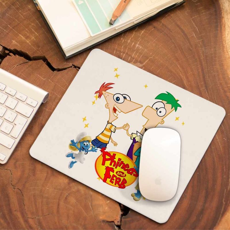 PC, gaming si accesorii - Periferice PC - Mousepad - Mousepad Phineas Ferb Perry Pineas Fineas CoolTrend, 21x19cm - Infinity.ro