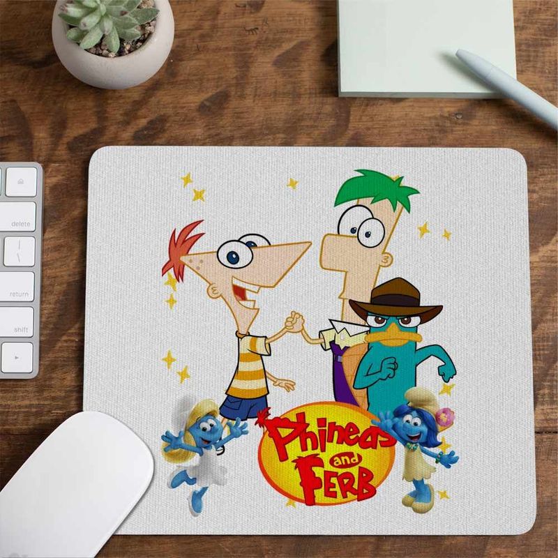 PC, gaming si accesorii - Periferice PC - Mousepad - Mousepad Phineas Ferb Perry Pineas Fineas CoolTrend, 21x19cm - Infinity.ro