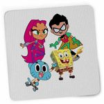 PC, gaming si accesorii - Periferice PC - Mousepad - Mousepad Tineri Titani Gumball SpongeBob Robin Starfire CoolTrend, 21x19cm - Infinity.ro