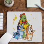 PC, gaming si accesorii - Periferice PC - Mousepad - Mousepad Franklin Blue Bingo CoolTrend, 21x19cm - Infinity.ro