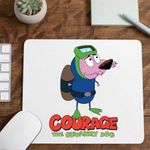 PC, gaming si accesorii - Periferice PC - Mousepad - Mousepad Curaj Cainele Fricos Desene Scafandru, CoolTrend, 21x19cm - Infinity.ro