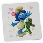 PC, gaming si accesorii - Periferice PC - Mousepad - Mousepad Smurf Blossom Strumfii CoolTrend, 21x19cm - Infinity.ro