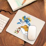 PC, gaming si accesorii - Periferice PC - Mousepad - Mousepad Garfield Strumfita Strumfii Motan, CoolTrend, 21x19cm - Infinity.ro