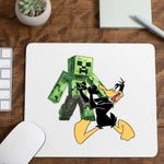 PC, gaming si accesorii - Periferice PC - Mousepad - Mousepad Daffy Duck Minecraft Creeper, CoolTrend, 21x19cm - Infinity.ro