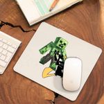 PC, gaming si accesorii - Periferice PC - Mousepad - Mousepad Daffy Duck Minecraft Creeper, CoolTrend, 21x19cm - Infinity.ro