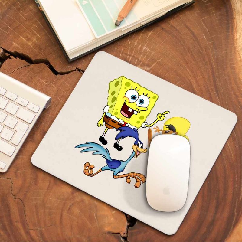 PC, gaming si accesorii - Periferice PC - Mousepad - Mousepad Speedy Gonzales SpongeBob Road Runner, CoolTrend, 21x19cm - Infinity.ro