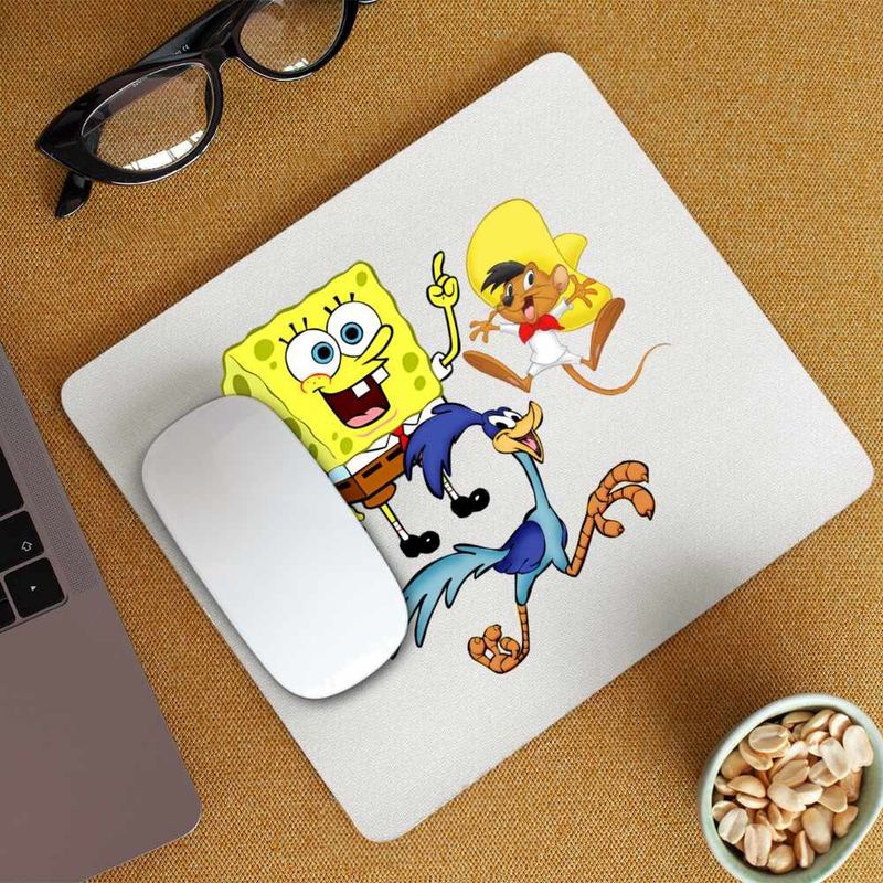 PC, gaming si accesorii - Periferice PC - Mousepad - Mousepad Speedy Gonzales SpongeBob Road Runner, CoolTrend, 21x19cm - Infinity.ro