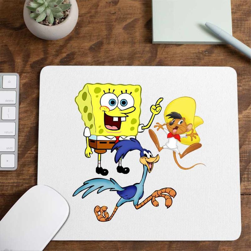 PC, gaming si accesorii - Periferice PC - Mousepad - Mousepad Speedy Gonzales SpongeBob Road Runner, CoolTrend, 21x19cm - Infinity.ro