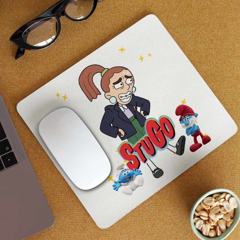 PC, gaming si accesorii - Periferice PC - Mousepad - Mousepad StuGo Merian Biolog Student CoolTrend, 21x19cm - Infinity.ro