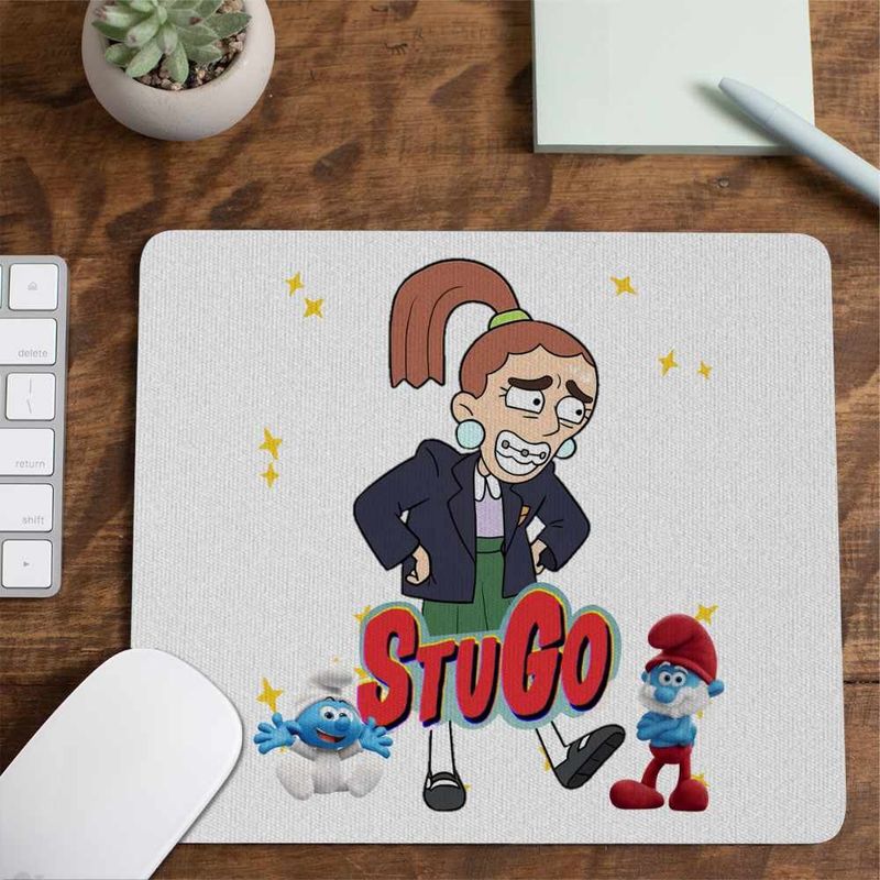 PC, gaming si accesorii - Periferice PC - Mousepad - Mousepad StuGo Merian Biolog Student CoolTrend, 21x19cm - Infinity.ro