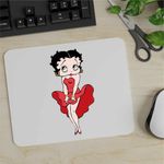 PC, gaming si accesorii - Periferice PC - Mousepad - Mousepad Betty Boop Rochie Marilyn Monroe, CoolTrend, 21x19cm - Infinity.ro