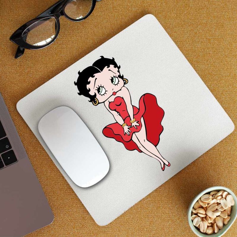 PC, gaming si accesorii - Periferice PC - Mousepad - Mousepad Betty Boop Rochie Marilyn Monroe, CoolTrend, 21x19cm - Infinity.ro