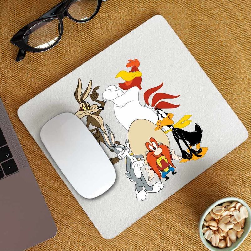 PC, gaming si accesorii - Periferice PC - Mousepad - Mousepad Bugs Bunny Coiotul Foghorn Daffy Looney Tunes, CoolTrend, 21x19cm - Infinity.ro