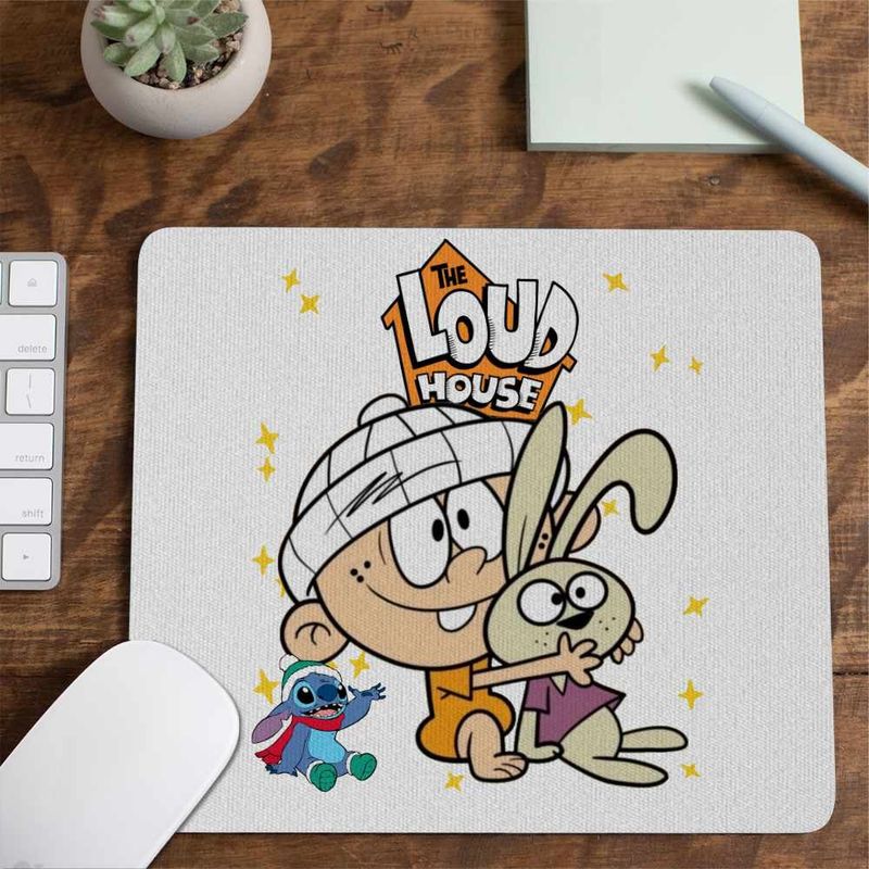PC, gaming si accesorii - Periferice PC - Mousepad - Mousepad Casa Loud Lincoln Bebelus CoolTrend, 21x19cm - Infinity.ro