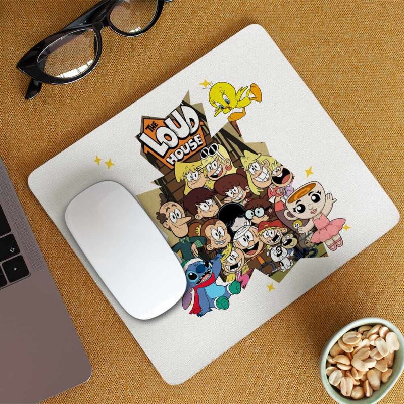 PC, gaming si accesorii - Periferice PC - Mousepad - Mousepad Casa Loud Toata Familia CoolTrend, 21x19cm - Infinity.ro