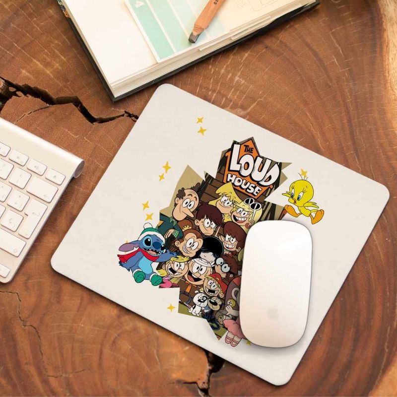 PC, gaming si accesorii - Periferice PC - Mousepad - Mousepad Casa Loud Toata Familia CoolTrend, 21x19cm - Infinity.ro