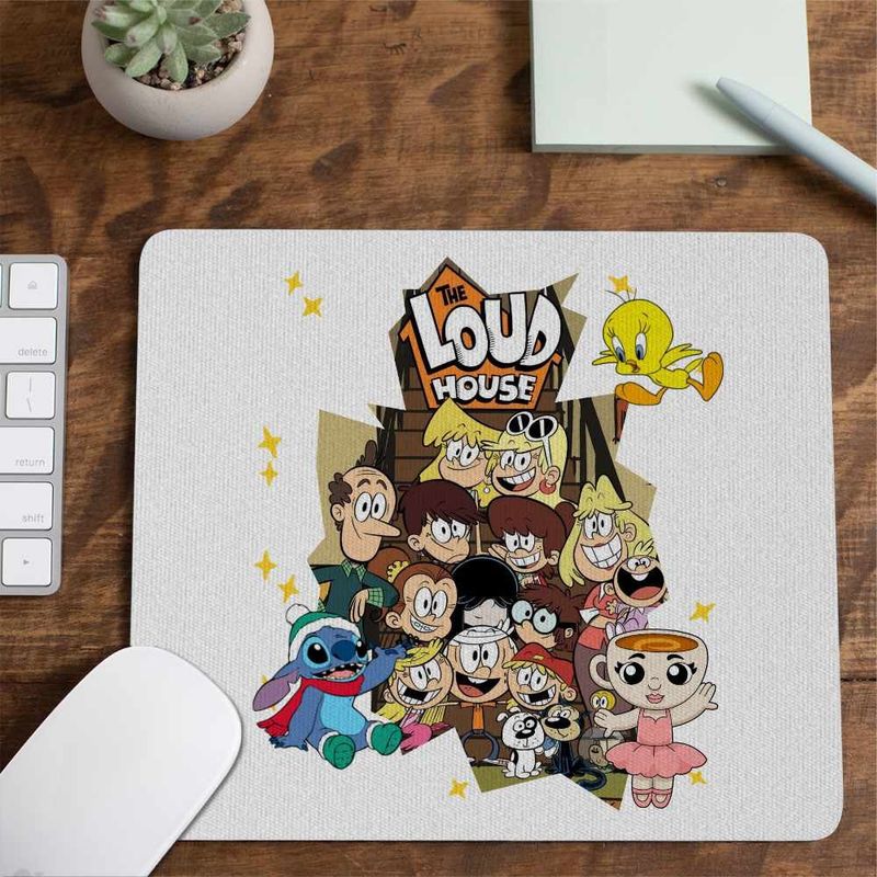 PC, gaming si accesorii - Periferice PC - Mousepad - Mousepad Casa Loud Toata Familia CoolTrend, 21x19cm - Infinity.ro