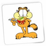 PC, gaming si accesorii - Periferice PC - Mousepad - Mousepad Garfield Lasagna Mancare Pisic, CoolTrend, 21x19cm - Infinity.ro