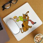 PC, gaming si accesorii - Periferice PC - Mousepad - Mousepad ScoobyDoo Shaggy Saluta Joaca, CoolTrend, 21x19cm - Infinity.ro