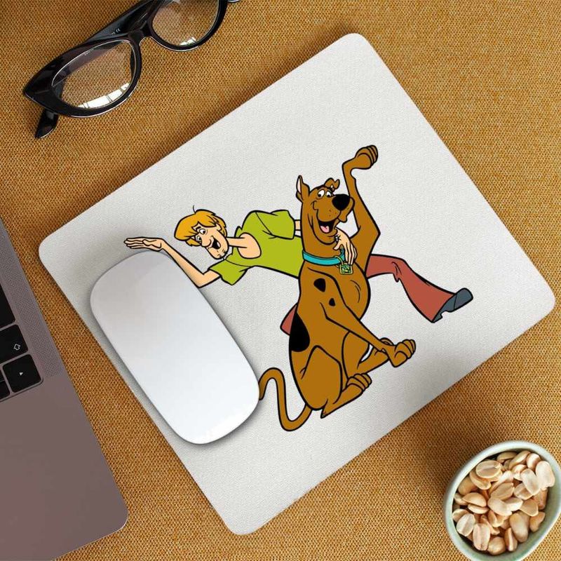 PC, gaming si accesorii - Periferice PC - Mousepad - Mousepad ScoobyDoo Shaggy Saluta Joaca, CoolTrend, 21x19cm - Infinity.ro