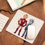 PC, gaming si accesorii - Periferice PC - Mousepad - Mousepad Iron Man Rick and Morty Captain America CoolTrend, 21x19cm - Infinity.ro