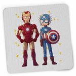PC, gaming si accesorii - Periferice PC - Mousepad - Mousepad Iron Man Rick and Morty Captain America CoolTrend, 21x19cm - Infinity.ro