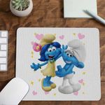 PC, gaming si accesorii - Periferice PC - Mousepad - Mousepad Rusinosul Floricica Blossom Strumfii CoolTrend, 21x19cm - Infinity.ro