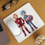 PC, gaming si accesorii - Periferice PC - Mousepad - Mousepad Iron Man Rick and Morty Captain America CoolTrend, 21x19cm - Infinity.ro