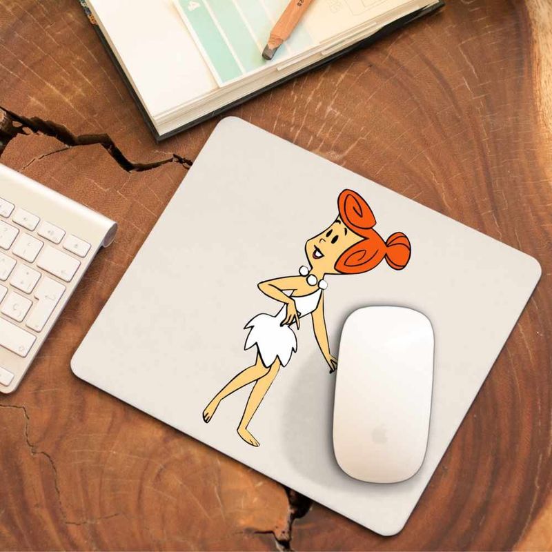 PC, gaming si accesorii - Periferice PC - Mousepad - Mousepad Familia Flintstone Wilma Aventuri in Epoca de Piatra, CoolTrend, 21x19cm - Infinity.ro