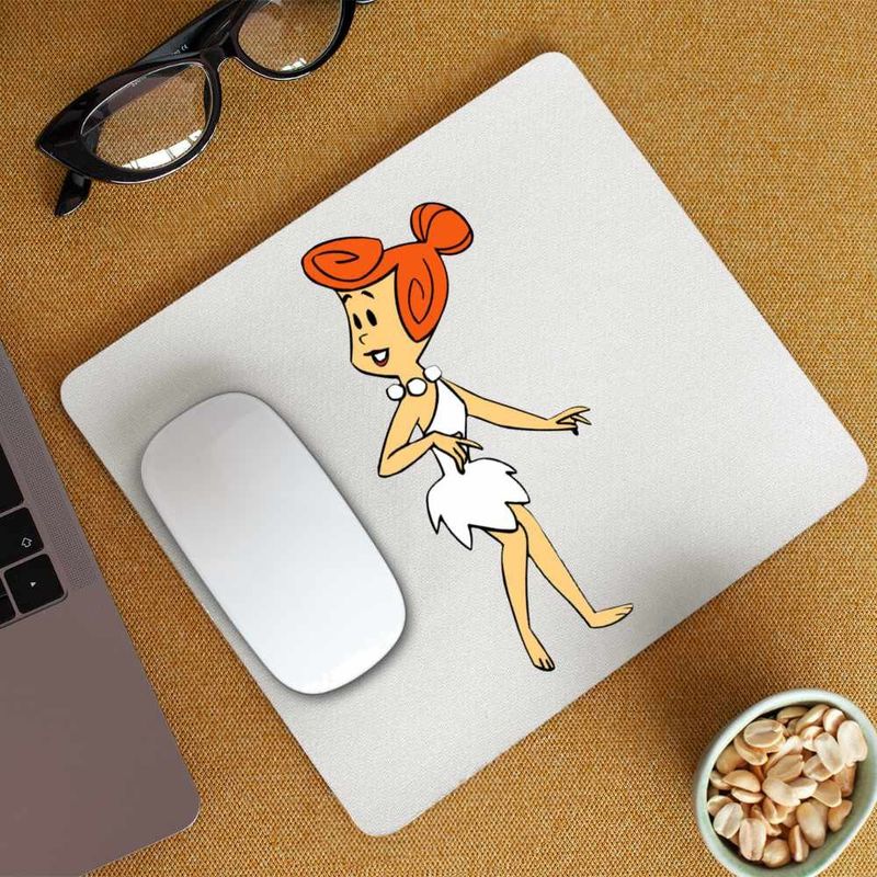 PC, gaming si accesorii - Periferice PC - Mousepad - Mousepad Familia Flintstone Wilma Aventuri in Epoca de Piatra, CoolTrend, 21x19cm - Infinity.ro