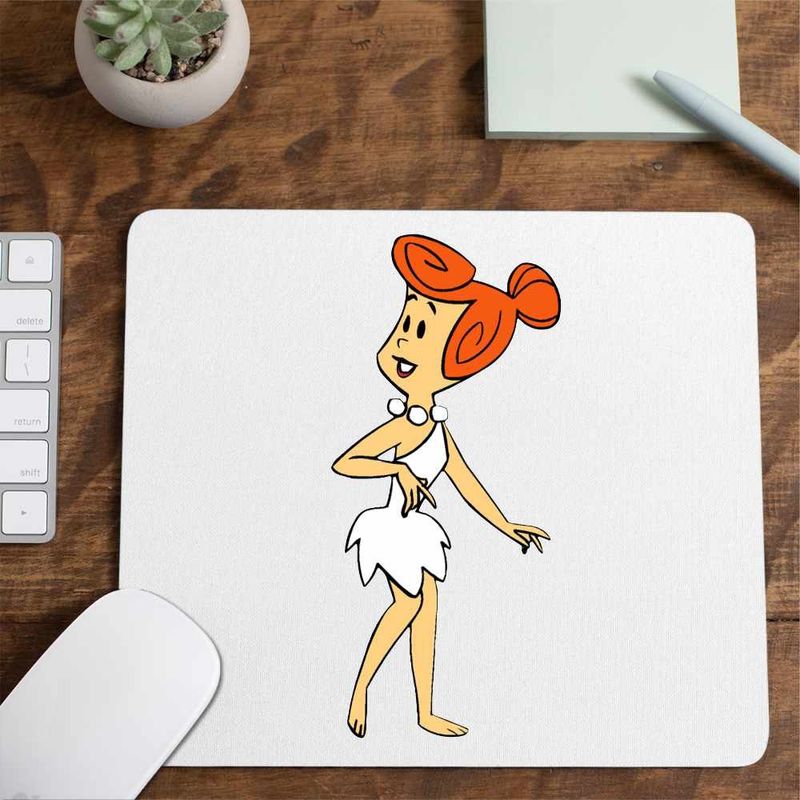 PC, gaming si accesorii - Periferice PC - Mousepad - Mousepad Familia Flintstone Wilma Aventuri in Epoca de Piatra, CoolTrend, 21x19cm - Infinity.ro