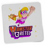 PC, gaming si accesorii - Periferice PC - Mousepad - Mousepad Hamster Gretel Grant Gomez CoolTrend, 21x19cm - Infinity.ro