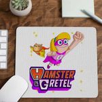 PC, gaming si accesorii - Periferice PC - Mousepad - Mousepad Hamster Gretel Grant Gomez CoolTrend, 21x19cm - Infinity.ro
