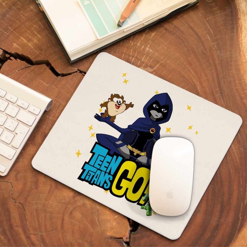 PC, gaming si accesorii - Periferice PC - Mousepad - Mousepad Raven Mediteaza Tineri Titani CoolTrend, 21x19cm - Infinity.ro