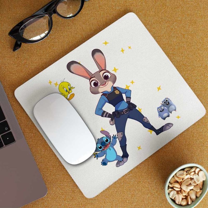PC, gaming si accesorii - Periferice PC - Mousepad - Mousepad Zootopia Judy Hopps Politista CoolTrend, 21x19cm - Infinity.ro