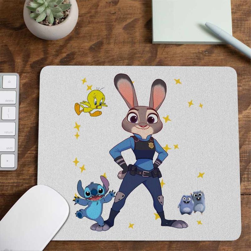 PC, gaming si accesorii - Periferice PC - Mousepad - Mousepad Zootopia Judy Hopps Politista CoolTrend, 21x19cm - Infinity.ro
