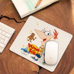 PC, gaming si accesorii - Periferice PC - Mousepad - Mousepad Phineas and Ferb Desene CoolTrend, 21x19cm - Infinity.ro
