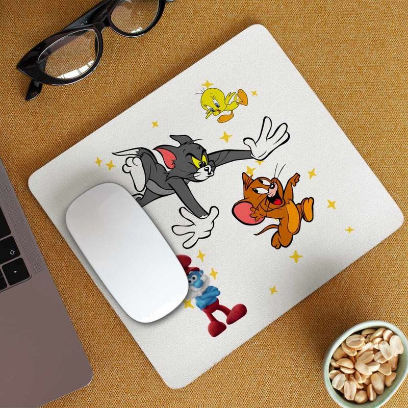 PC, gaming si accesorii - Periferice PC - Mousepad - Mousepad Tom si Jerry Urmarire CoolTrend, 21x19cm - Infinity.ro