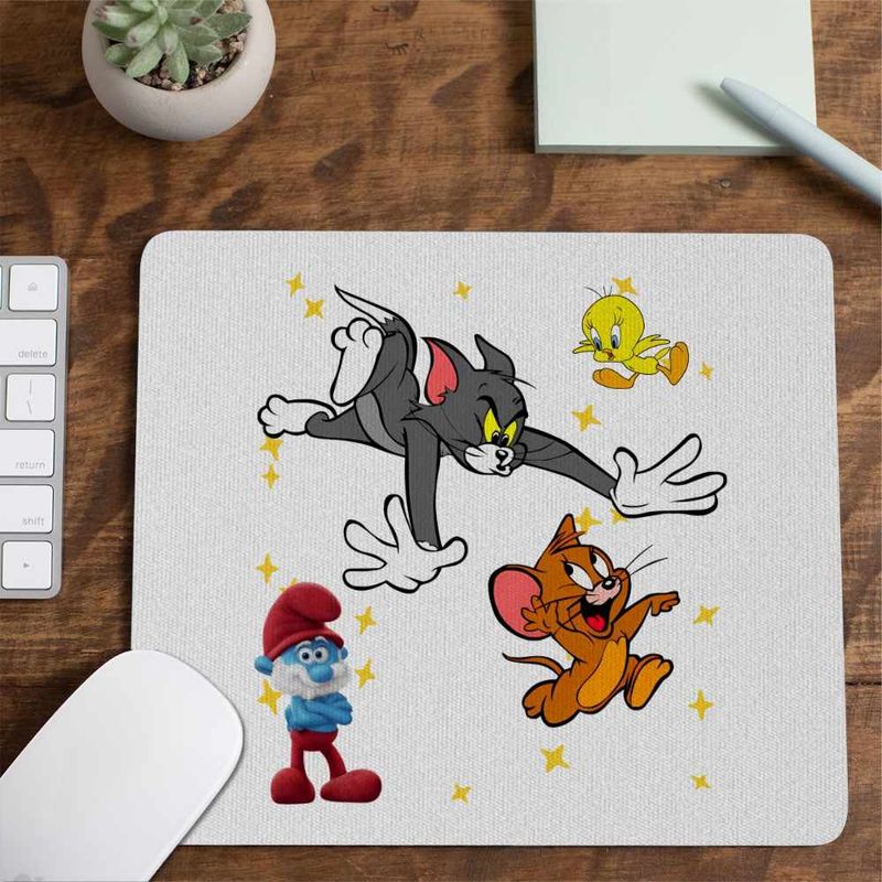 PC, gaming si accesorii - Periferice PC - Mousepad - Mousepad Tom si Jerry Urmarire CoolTrend, 21x19cm - Infinity.ro