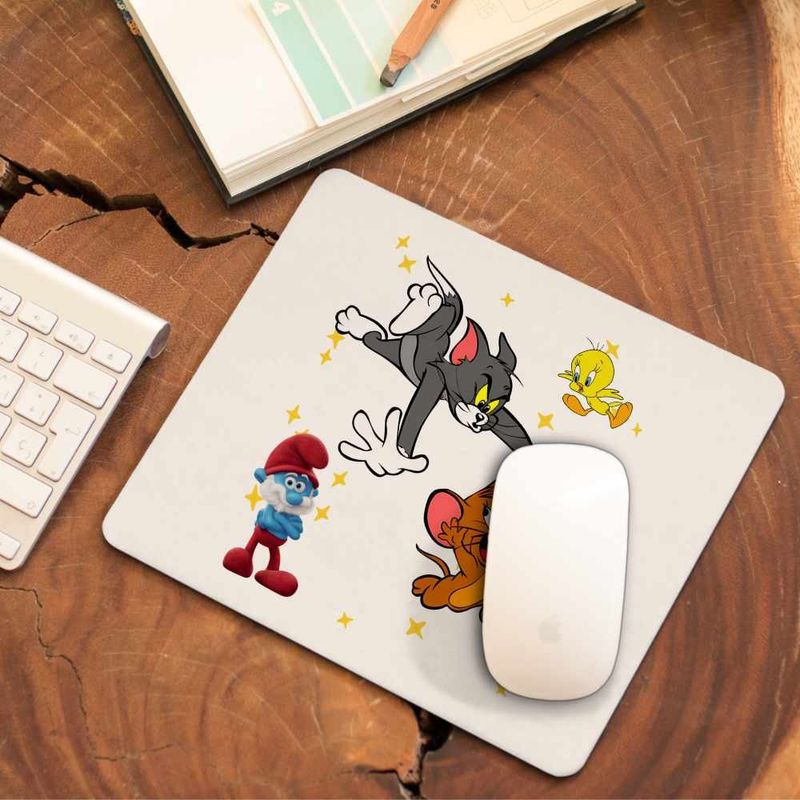 PC, gaming si accesorii - Periferice PC - Mousepad - Mousepad Tom si Jerry Urmarire CoolTrend, 21x19cm - Infinity.ro